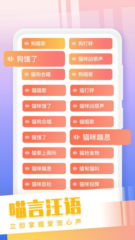 猫狗语翻译交流器 猫狗语翻译交流器